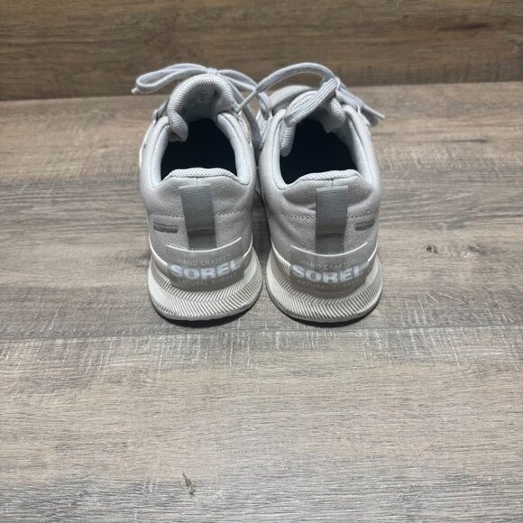 Sorel Out N About III Moonstone Canvas Sneakers Women's Size 8 - Picture 3 of 7